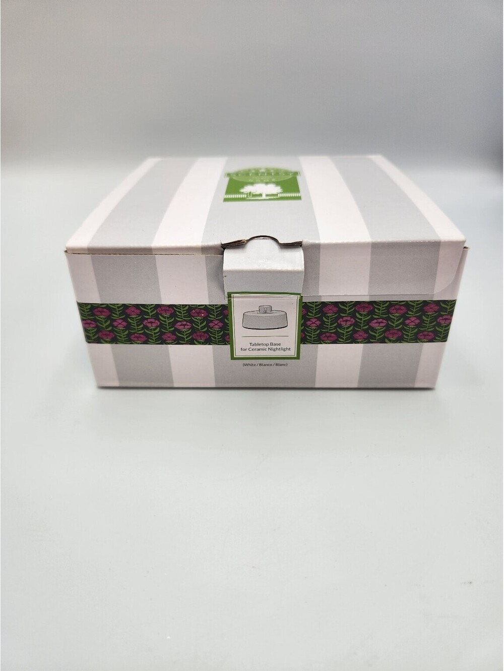 Scentsy White Tabletop Base for Ceramic Nightlight Warmer New in Box - C10